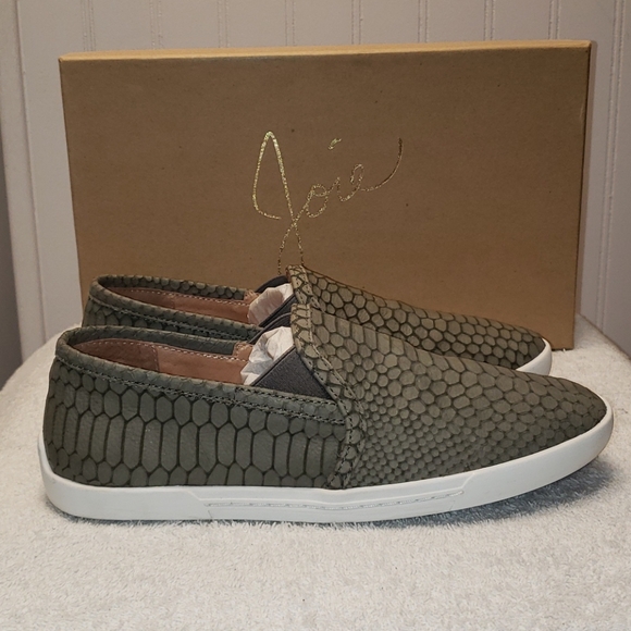 Joie Kidmore leather slip ons,Flint colour, 7.5 - Picture 2 of 8